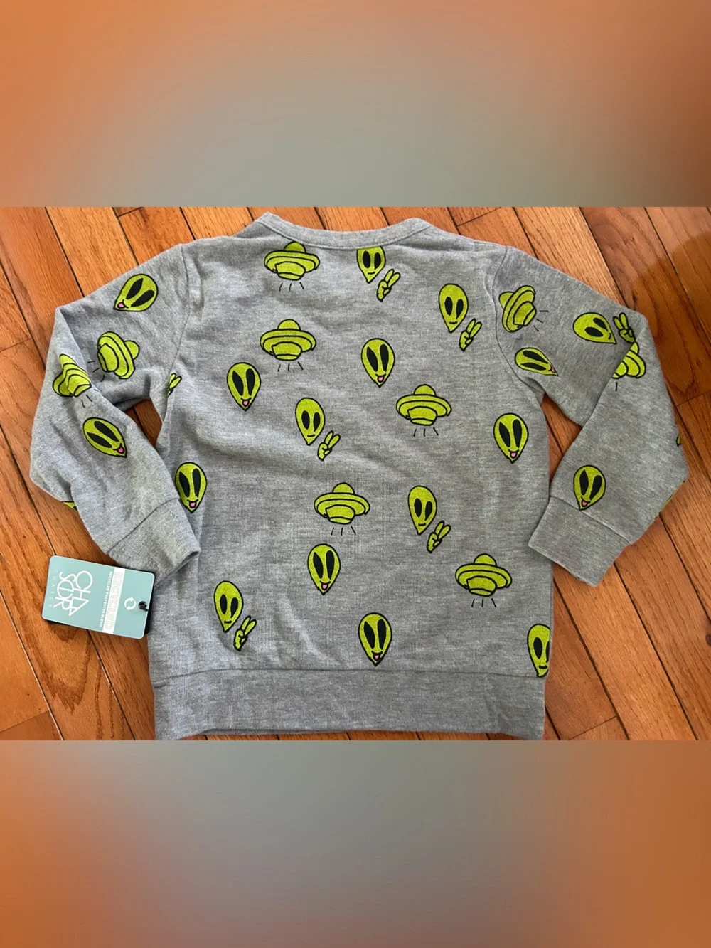 Chaser Alien Sweatshirt Kids size 6 NWT